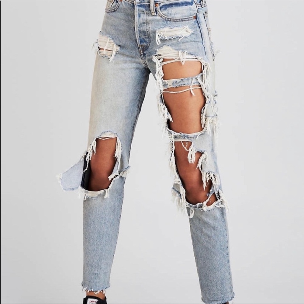 Levi's X Rolling Stone Destroyed Jeans